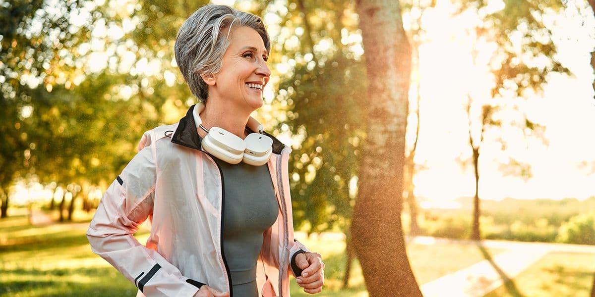 senior woman working out 